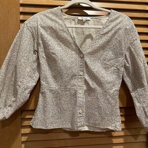 COPY - Madewell Daisy floral blouse
